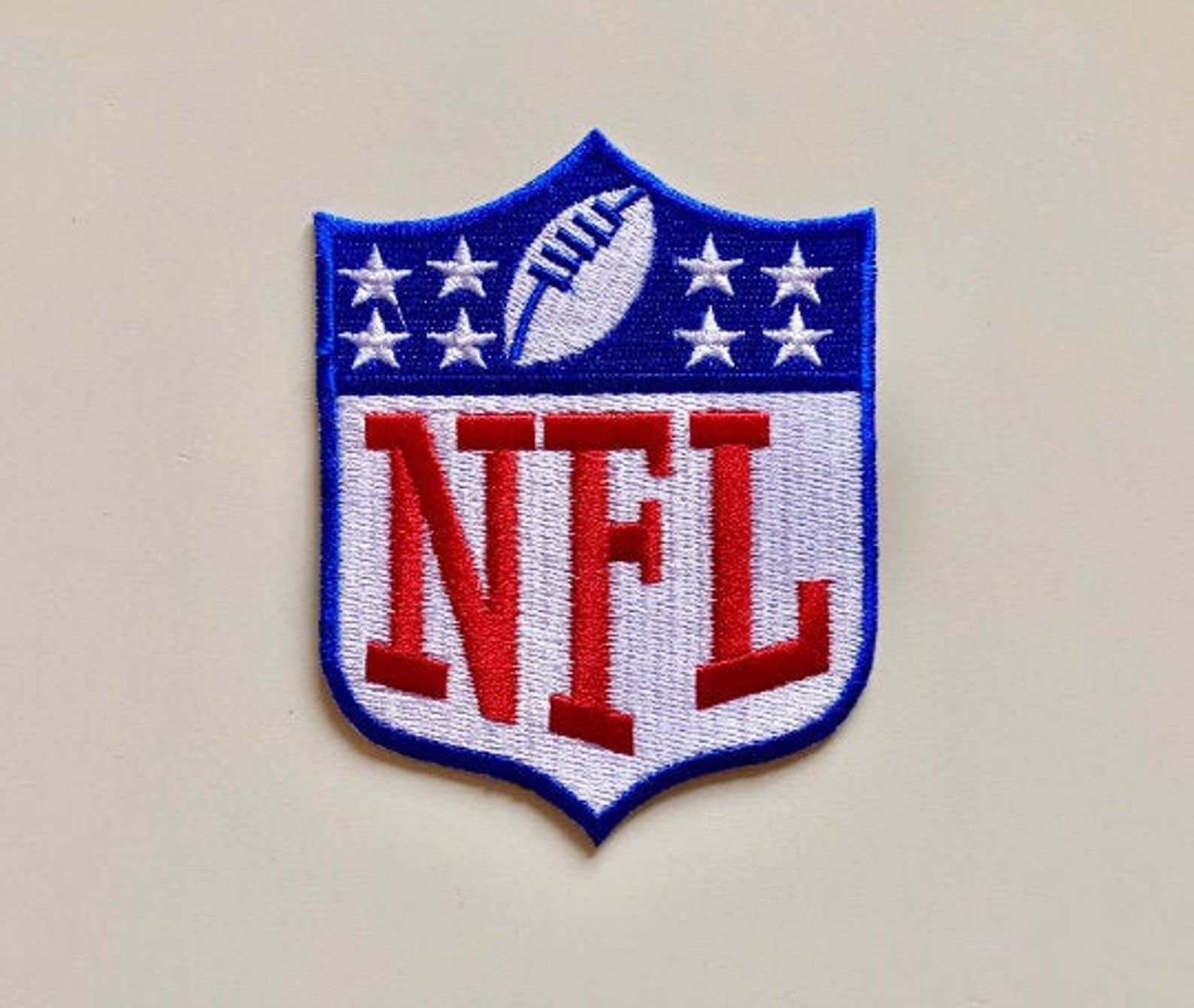 NFL National Football league LARGE logo patches. Embroidered Etsy