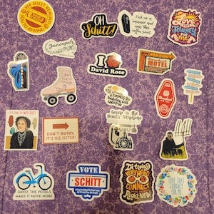 Schitts Creek BUNDLE | Waterproof Vinyl Stickers | Schitts Creek