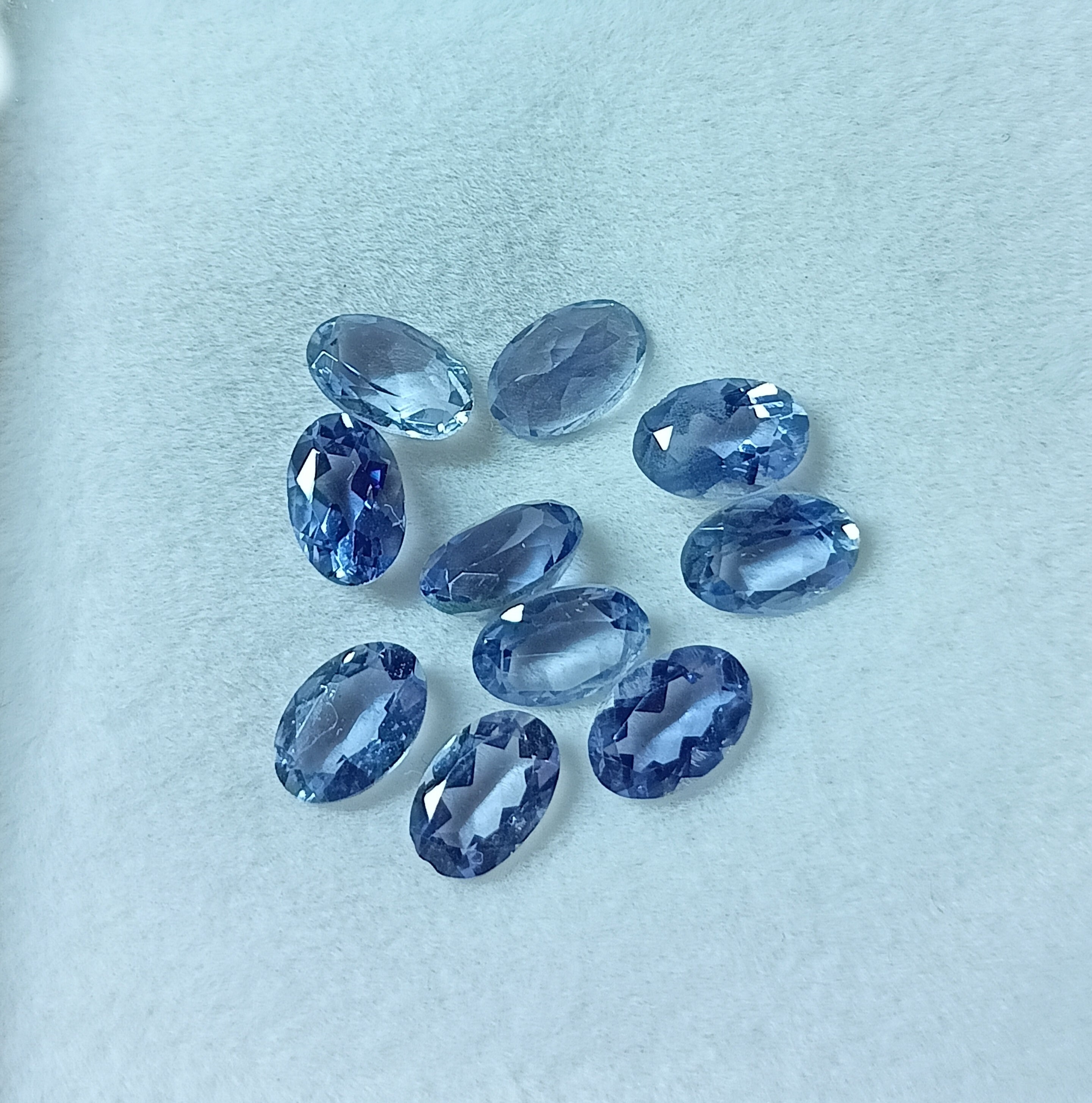 Natural Iolite Faceted Gemstone, Oval Shape Gemstone, Best for Jewelry