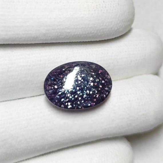 Natural Bloodshot Iolite Sunstone Cabochon: 13 Cts Pendant Gemstone