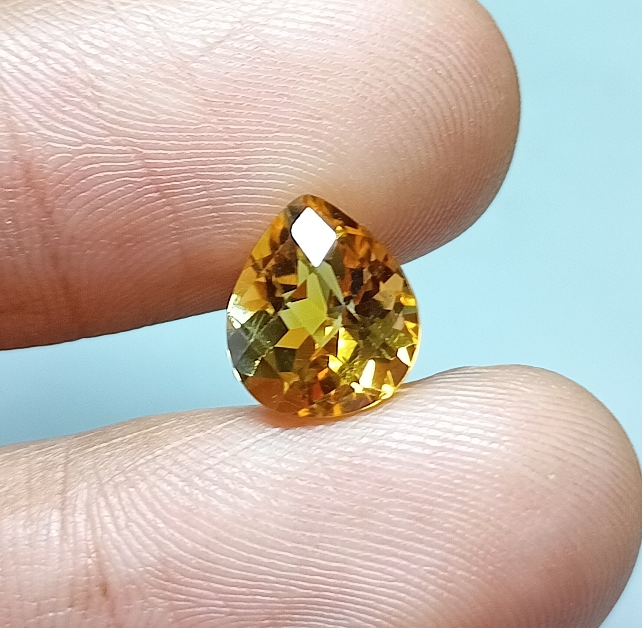 Natural Citrine Faceted Gemstone S-434 5.10 Ct Best For Silver Jewelry Loose Gemstone jewelry making Gemstone