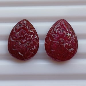 Natural Ruby, Ruby Carving, Natural Gemstone, Best For Silver Jewelry,   15.70 crt