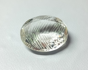 Natural Lemon Quartz Gemstone: 12 Ct Fancy Cut Stone (14x18x8mm)