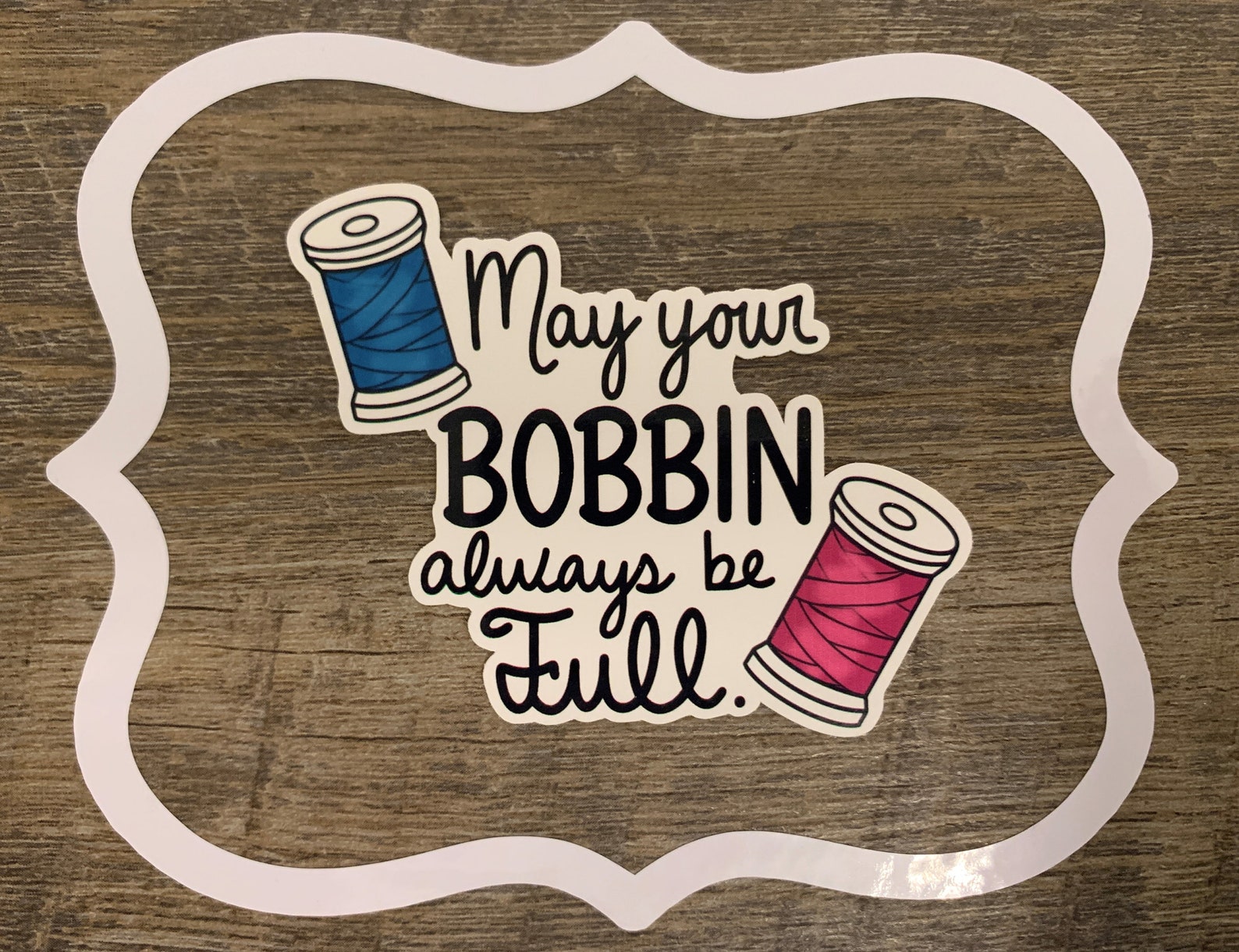 Punny Sewing Sticker Set Sewing Puns/Motivation Hand Drawn Etsy