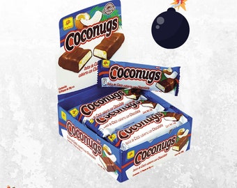 Coconugs 12 ct - Mexican Coconut Candy Covered in Chocolate