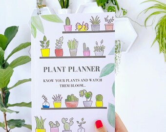 Plant Planner - Plant book, plant journal, plant log, garden book, gardening planner, gardening log, plant gift