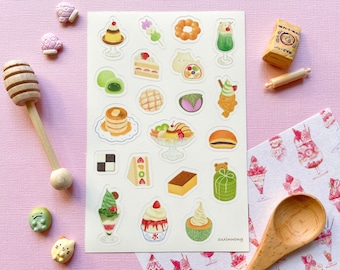 Japanese Dessert sticker sheet