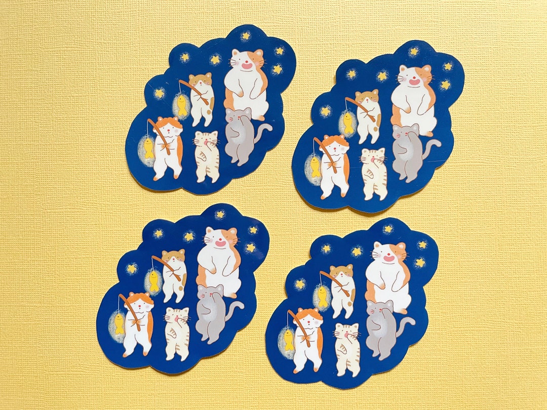 Night Excursion Sticker | Vinyl Sticker - Etsy