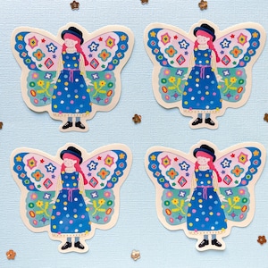 Butterfly vinyl sticker | Handcut stickers