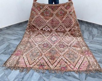 Moroccan vintage Rug, Abstract Rug, area Rug, Hand knotted Rug, bohemian rug