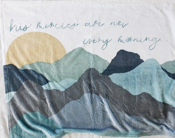 New Mercies Blanket-Biblical Children's Blankets-Lamentations-Christian Baby/Kids Blanket