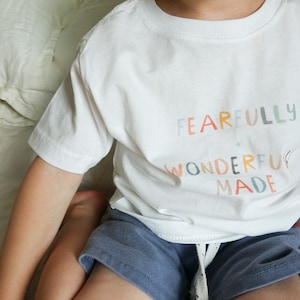 Fearfully and Wonderfully Made Tee - Onesie - T-shirt- Toddler- Kids