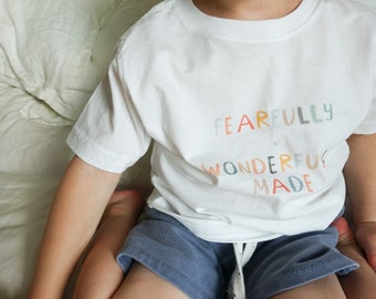 Fearfully and Wonderfully Made Tee - Onesie - T-shirt- Toddler- Kids