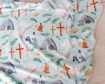 Hosanna-Easter- He Is Risen - Biblical Blanket
