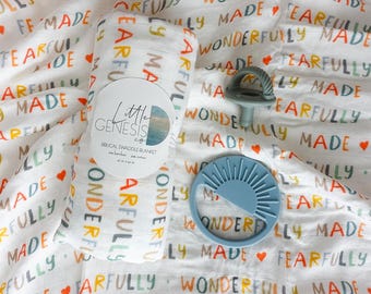 Muslin Swaddle-Fearfully & Wonderfully Made-Baby Blanket