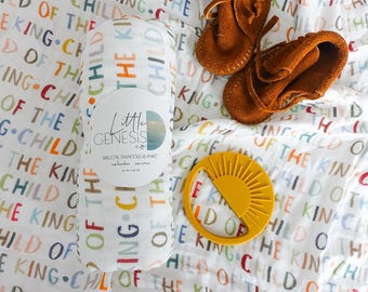 Child of the King- Muslin Swaddle-Baby Blanket-Bamboo/Cotton Blend