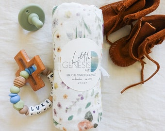Daughter Of The King Muslin Swaddle-Baby Blanket-Bamboo/Cotton