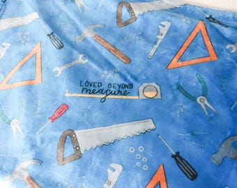Loved Beyond Measure Blanket- Tools - Handyman- Builder