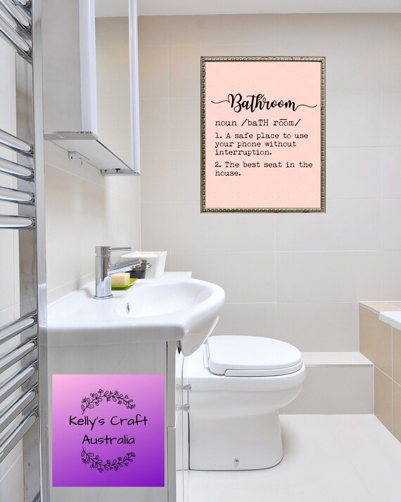 bathroom saying printable wall art instant download pdf 4