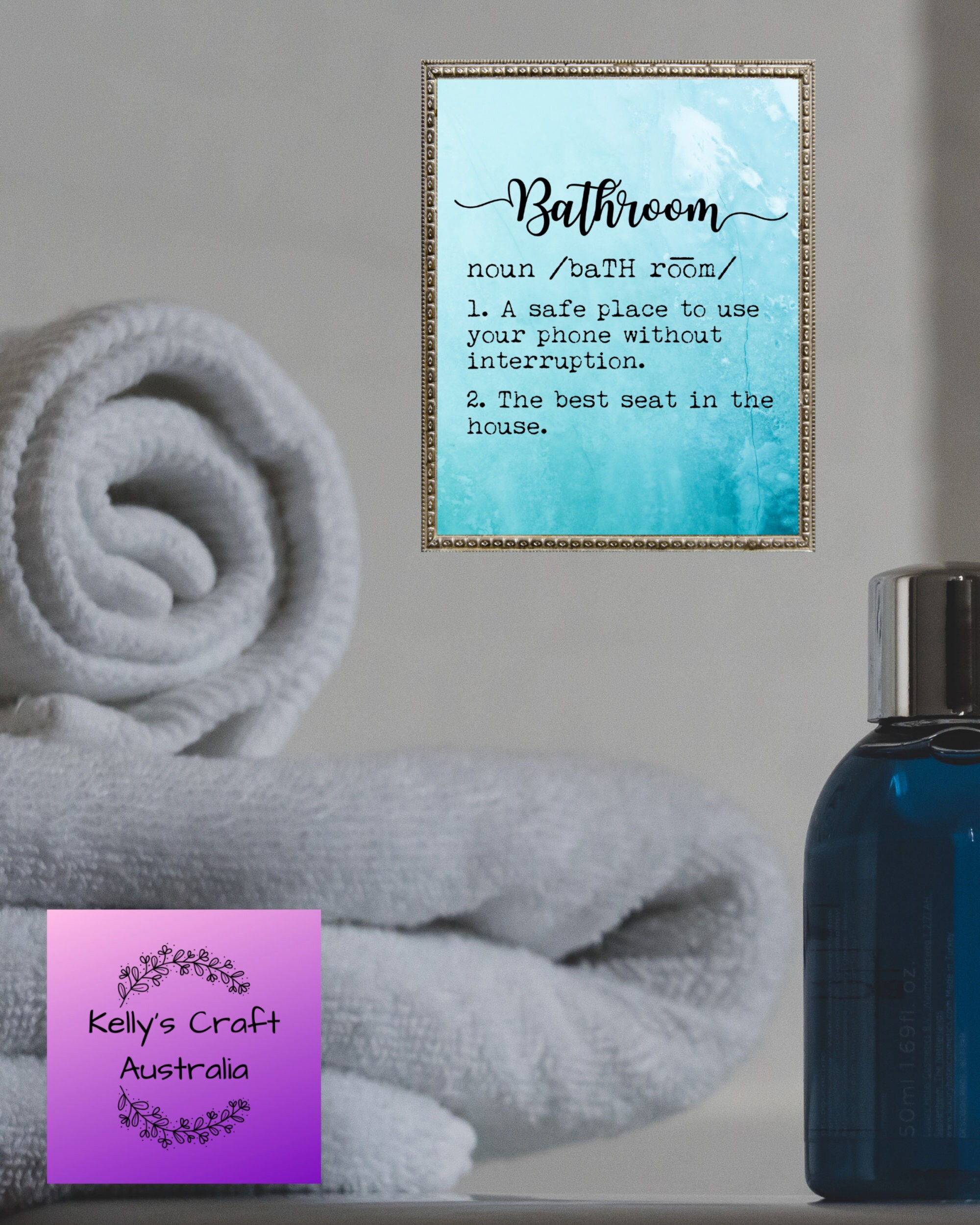 Badezimmer Spruch Druckbare Wandkunst Sofortiger Download | Etsy