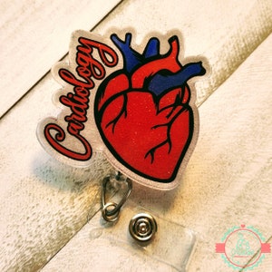 Cardiology Heart Badge Reel