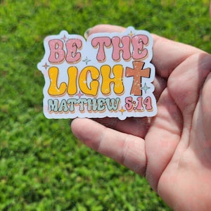 Sei das Licht, Matthäus 5:14, flexibler Magnet, 40 Unzen Becher, Tassenmagnet, Geschenk für Sie, Geschenk für sie, Geschenk für ihn