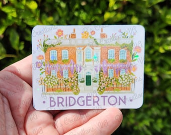 Bridgerton Haus Flexibler Magnet, Becherbecher Dekor