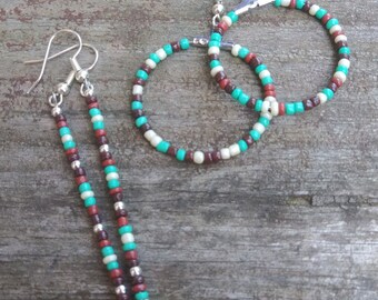 Western Beaded Earrings