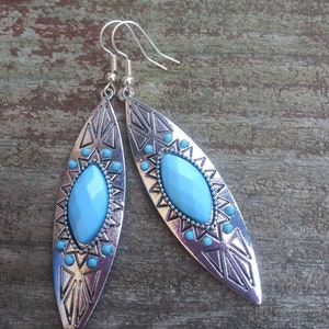 Western Metal & Stone Earrings