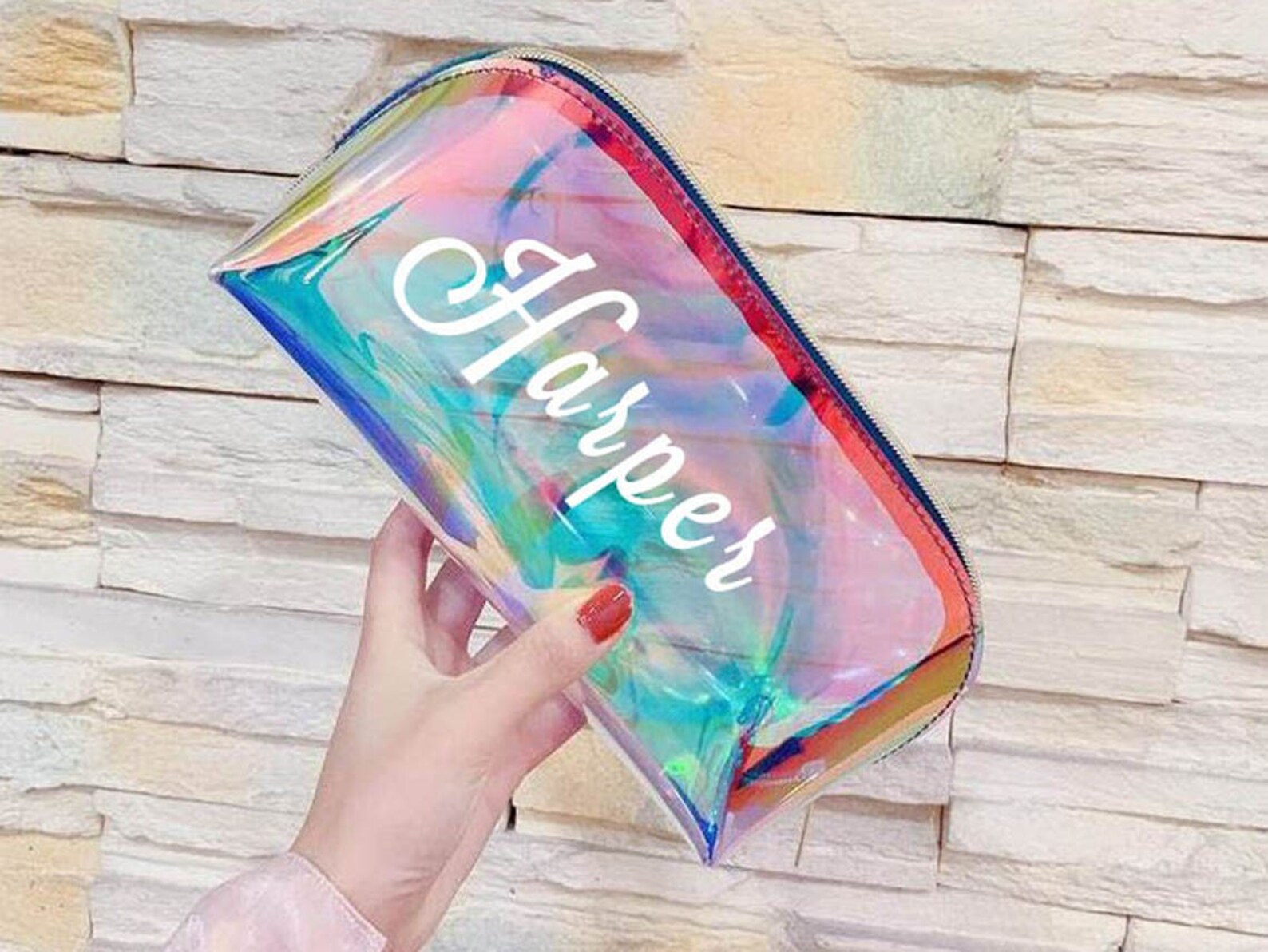 Personalized Clear Makeup Bag Bridesmaids Gifts Bridesmaid Etsy