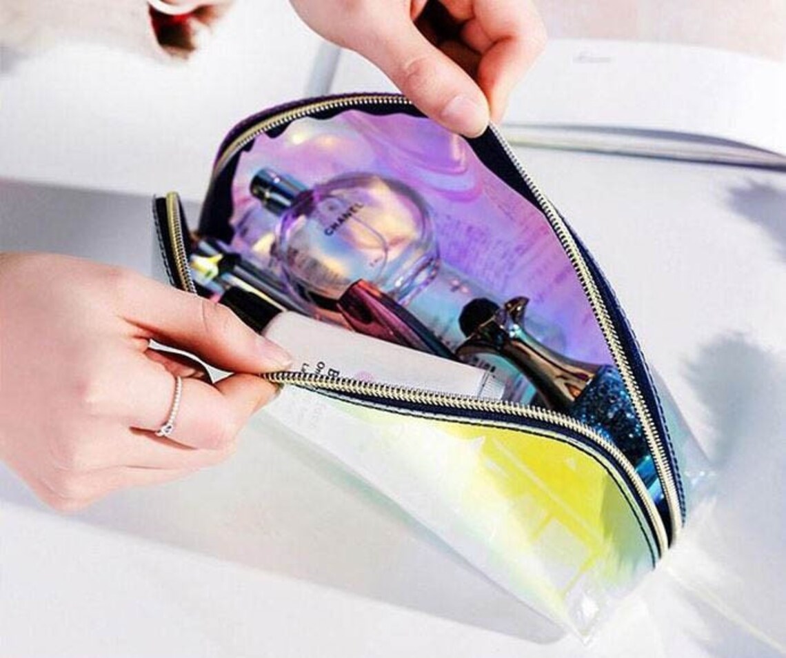 Personalized Clear Makeup Bag Bridesmaids Gifts Bridesmaid Etsy