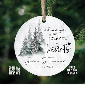 Memorial Ornament, Remembrance gift, Personalized Memorial Gift, Sentimental gift, Sympathy Gift, Celebration of life, funeral memorial,