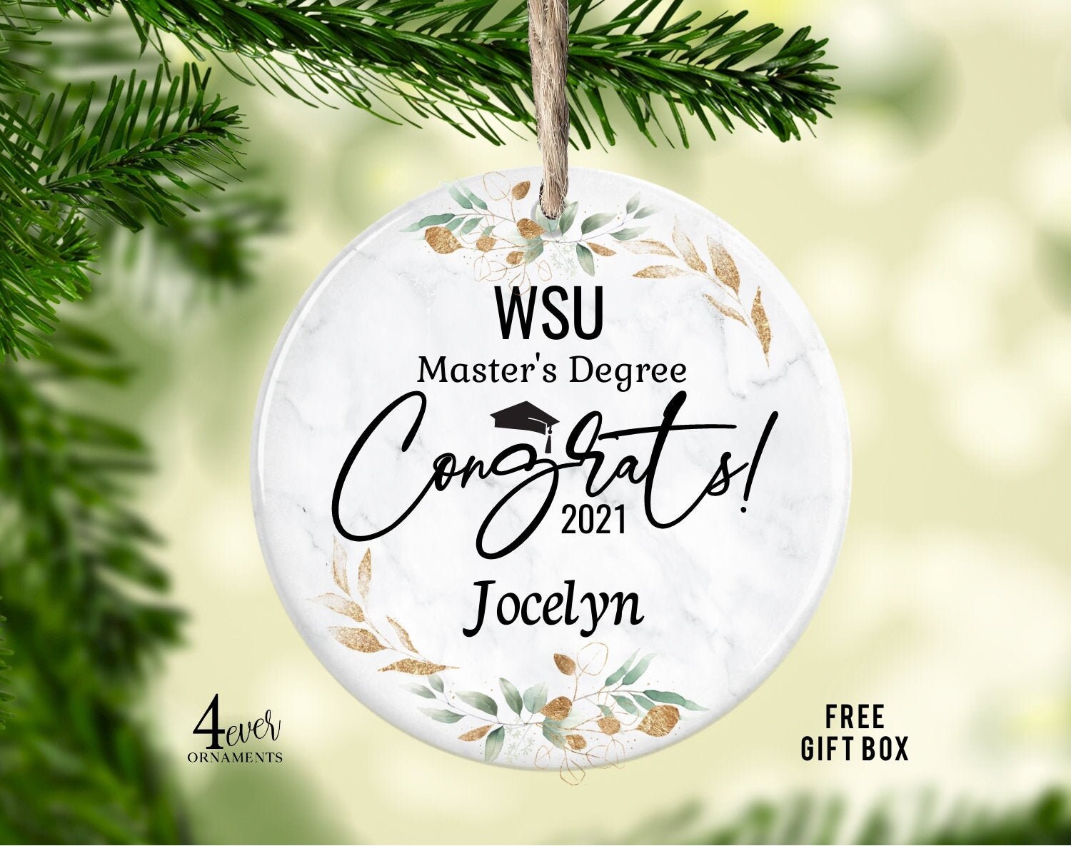 Master's Degree Graduation Gift Graduation Keepsake | Etsy