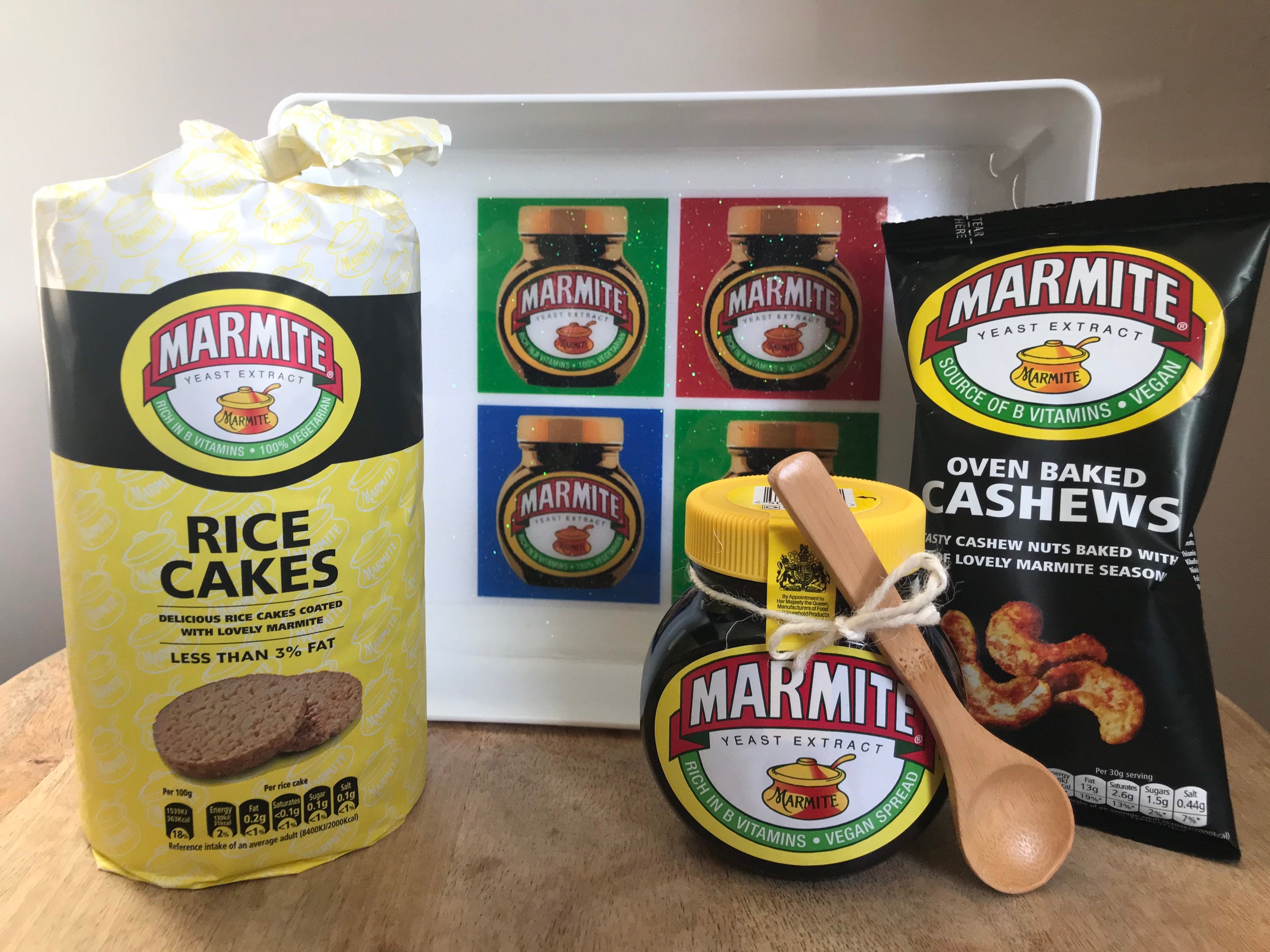 Marmite gift tray gift bespoke glitter tray love it or Etsy