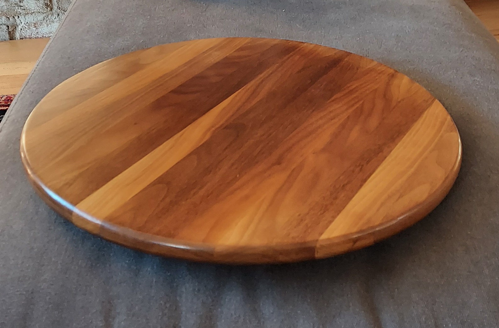 Walnut Lazy Susan Etsy