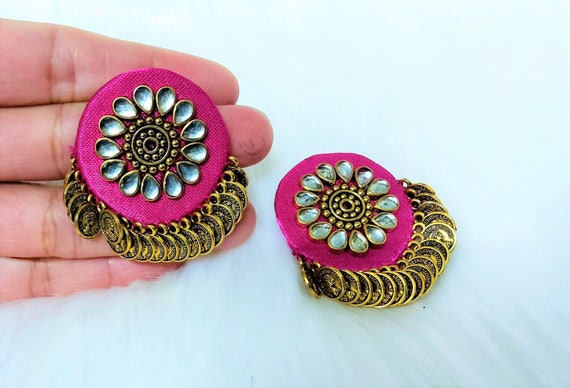 Silk Thread Earrings, Shape: Chandbail at Rs 45/pair in Pune | ID:  17353744473