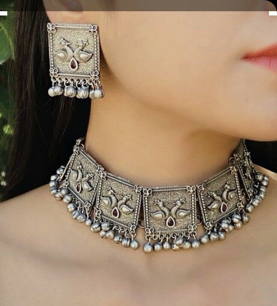 Designer German Silver Oxidized 