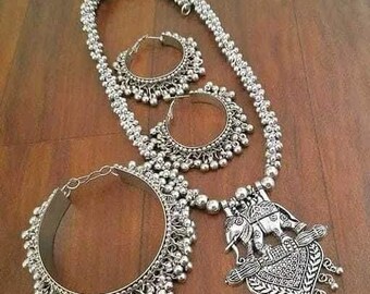 Designer German Silver Oxidized 