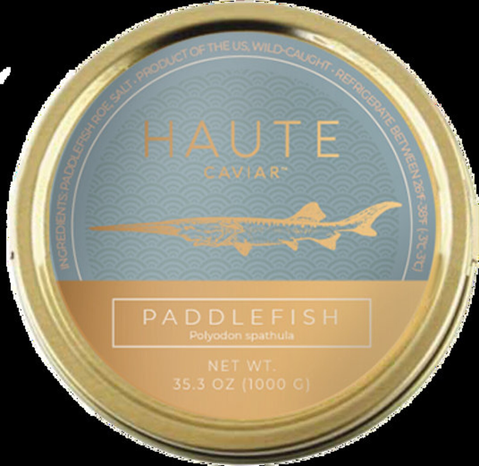 Paddlefish Caviar Wild American Roe 35.3 OZ 1000G Etsy