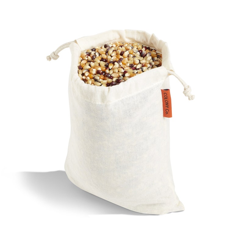 Reusable Produce Bags Bulk Food Bags 6pack Assorted Etsy