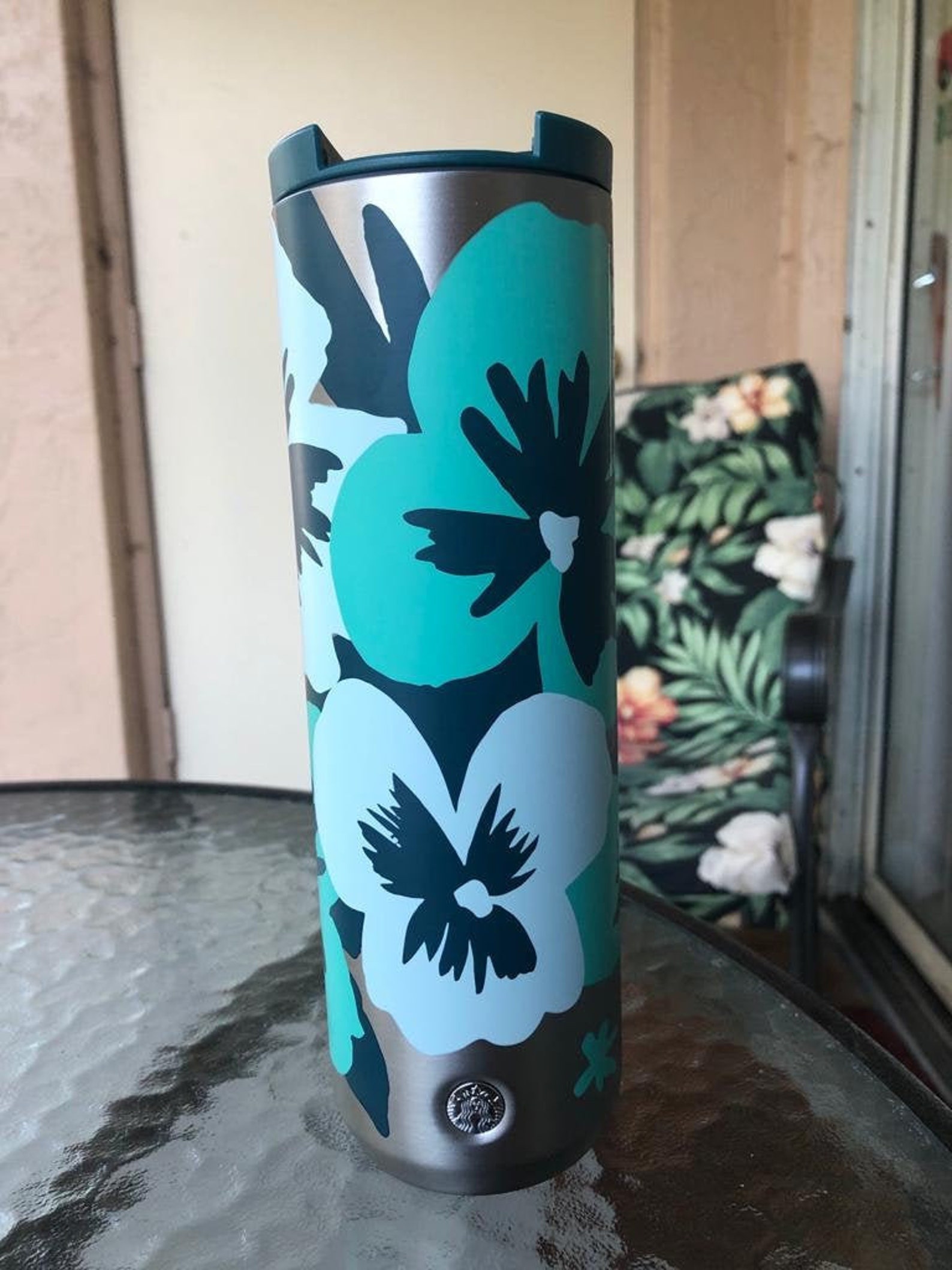 Starbucks vacuum insulated tumbler green 16 onz Etsy