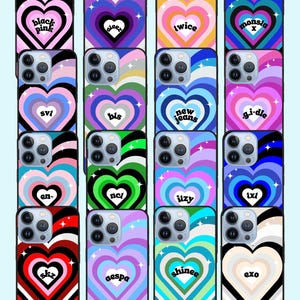 Funda para teléfono inspirada en el Kpop