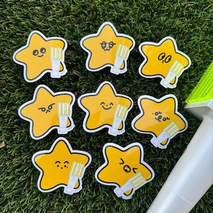 NCT 127 The Unity Stars mit Lighstick inspirierten Vinyl-Aufkleber