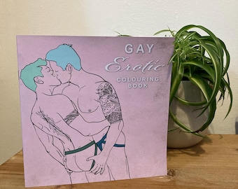 Gay Male Erotic Colouring Book