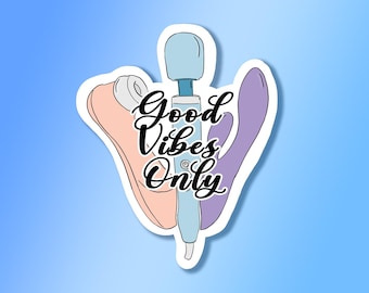 Pegatina "Solo buenas vibras"