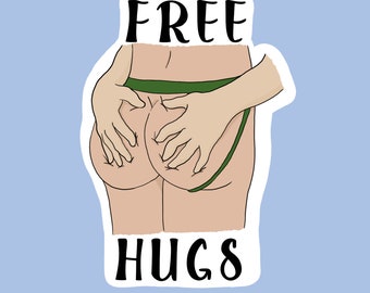 Free Hugs Sticker