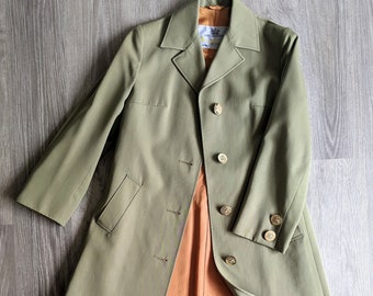 Vintage 90s AQUASCUTUM Trench Coat Jacket Inside Nova Check Vintage 90s AQUASCUTUM Trench Coat Jacket Inside Nova Check