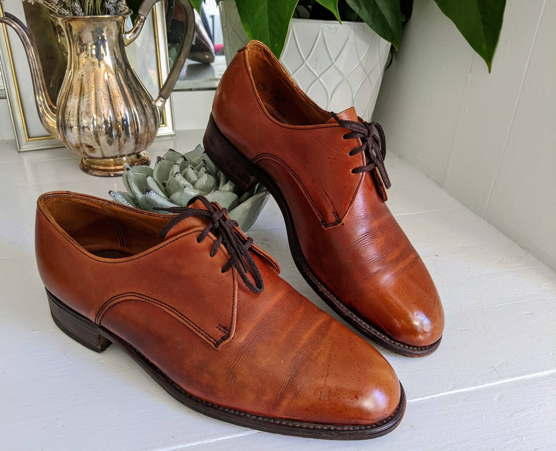 衣装・小道具向き 70's 英国製 K Shoes UK7.5