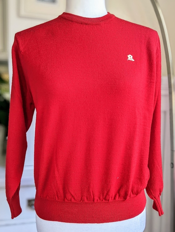 Pull Sean John En Laine D'agneau - Rouge - Taille S - Neuf Avec étiquette