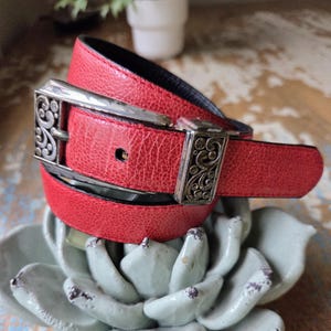 Brighton Red Belt - Etsy display picture 3
